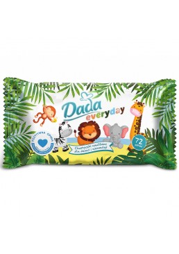 Влажные салфетки Dada Everyday детские, 72 шт